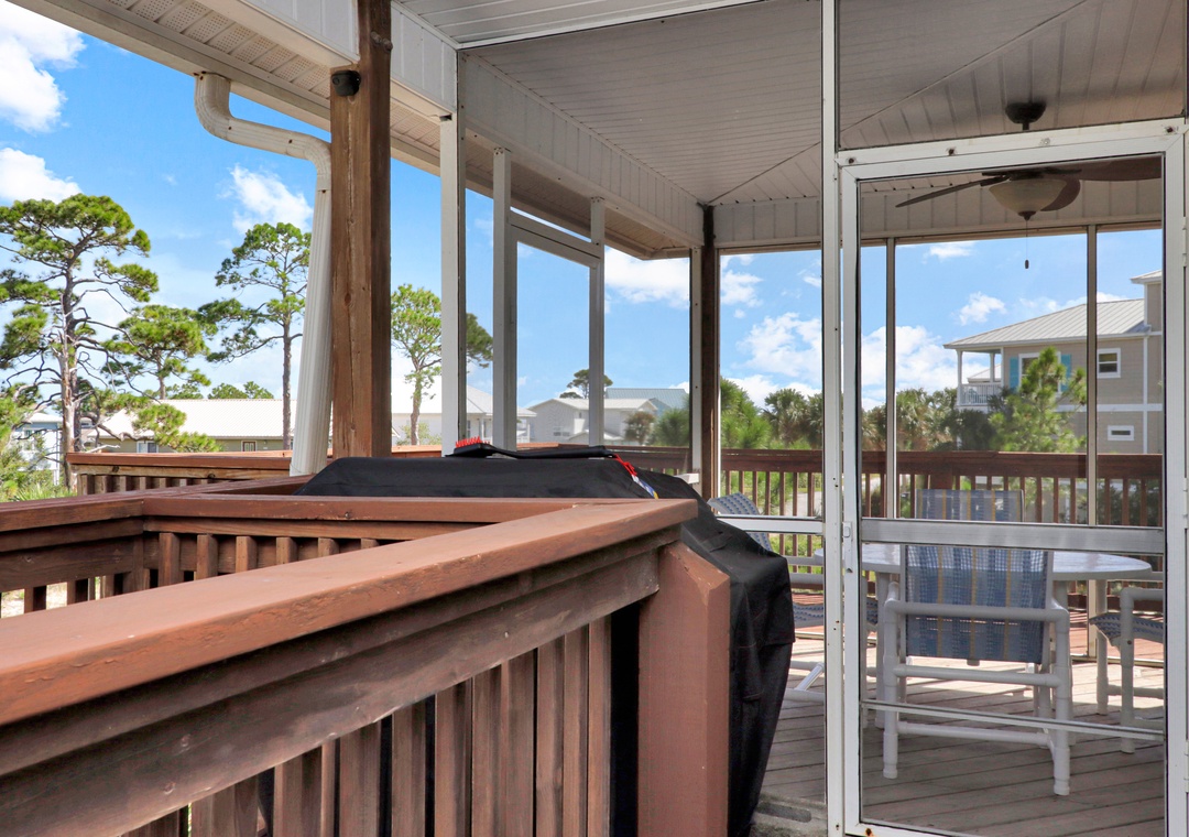 Grilling Area and Screened Deck