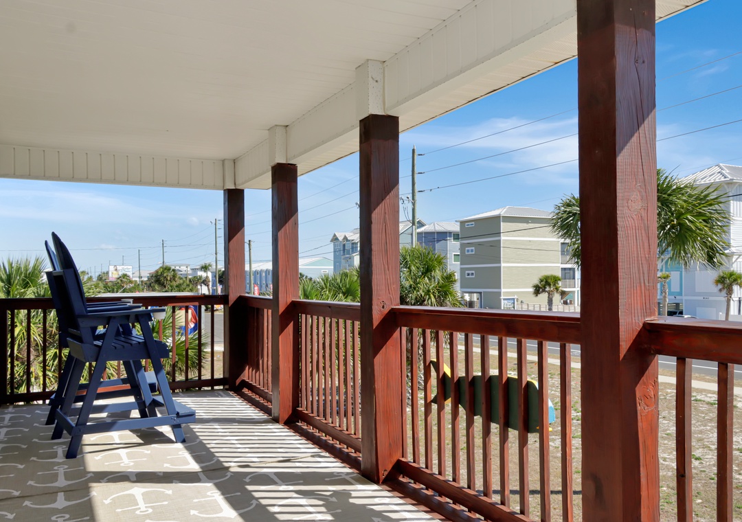 Covered Beach View Deck