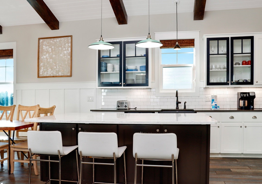 Kitchen with Bar Seating