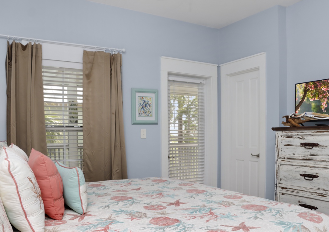 Bedroom 1 - View onto Deck