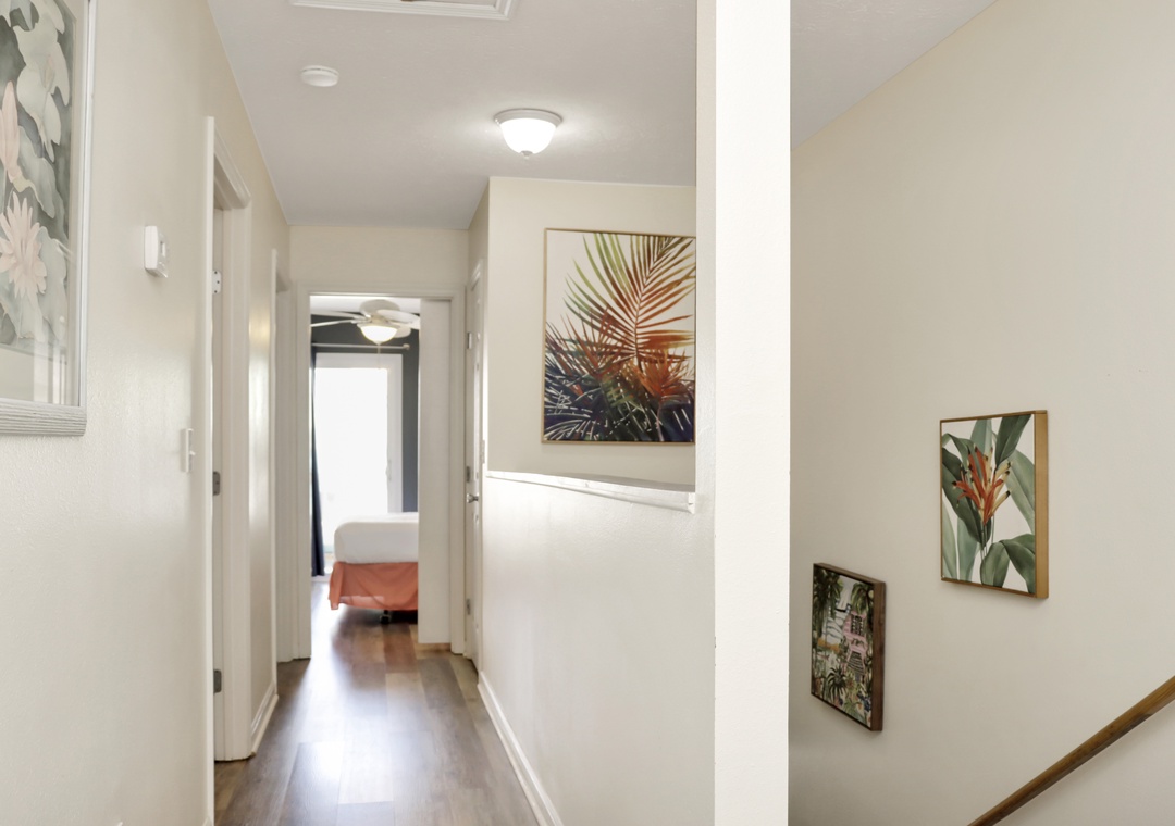 Second Floor Hallway with Bedrooms