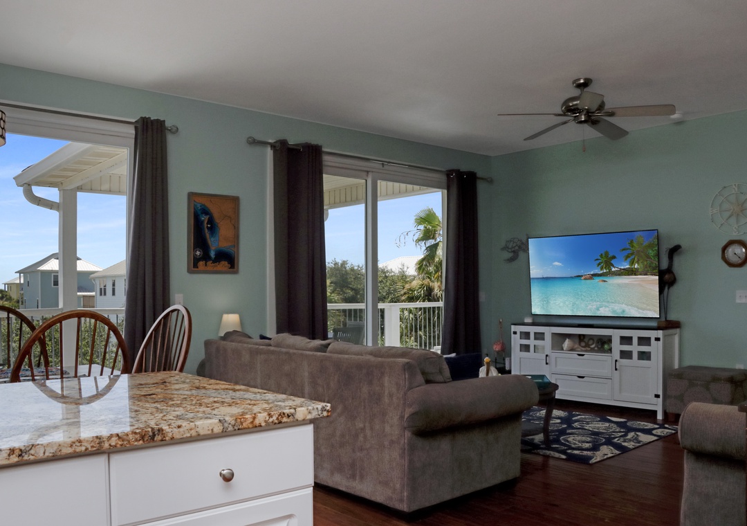 Kitchen and Living Room