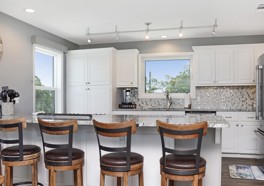 Kitchen with Bar Seating