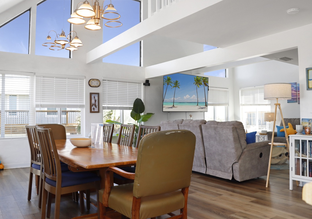 Dining Area and Living Room