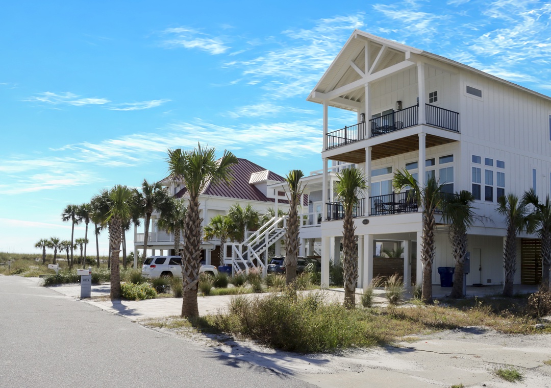 Two Houses from the Beach