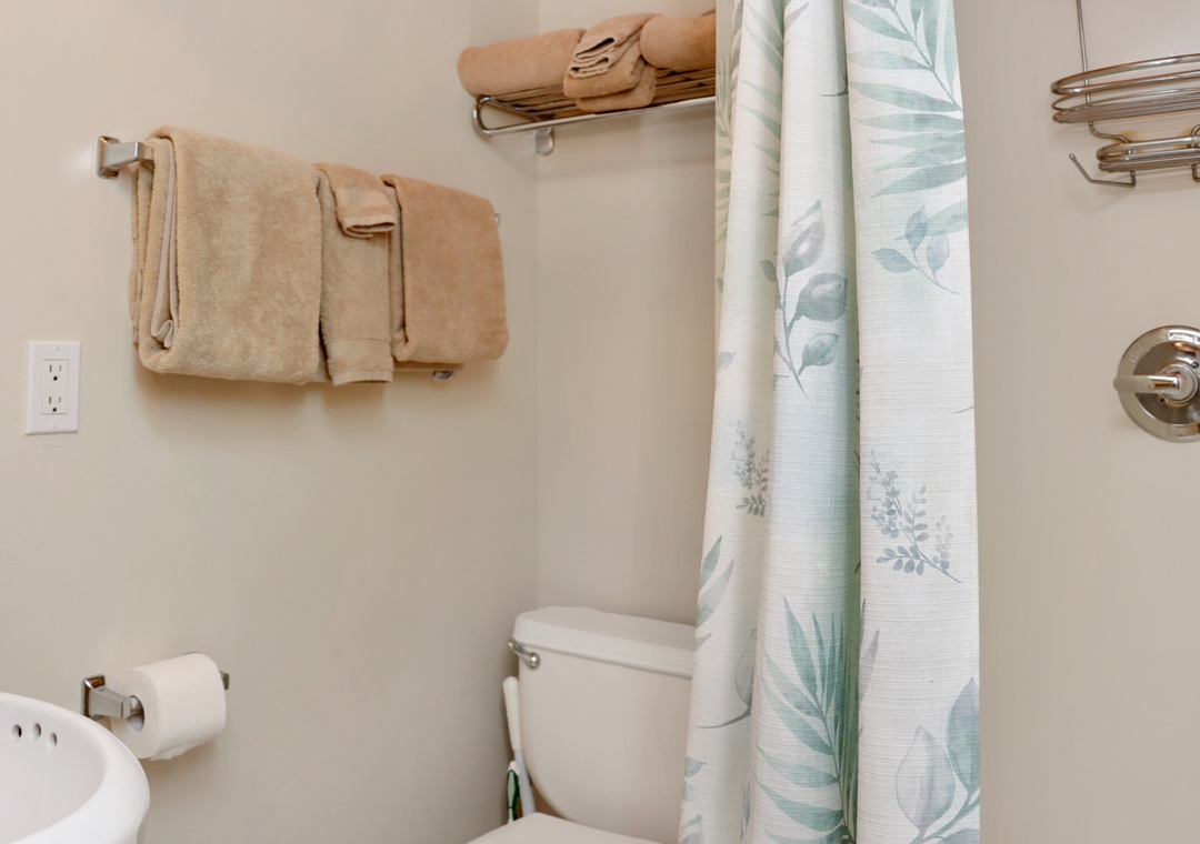 Upstairs Loft - Full Bathroom with Shower