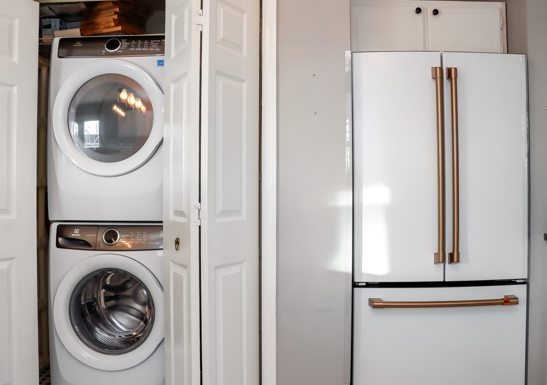 Laundry Closet in Kitchen