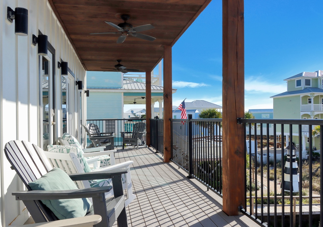 First Floor Covered Deck