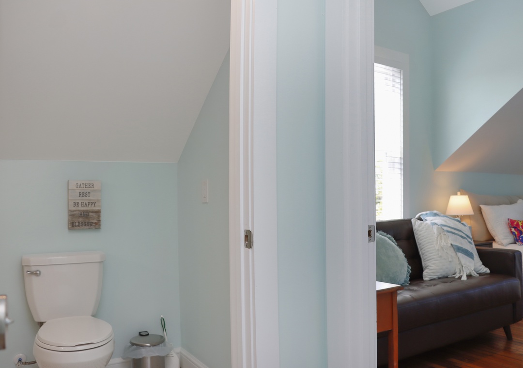 Upstairs Full Bathroom and Bedroom 2