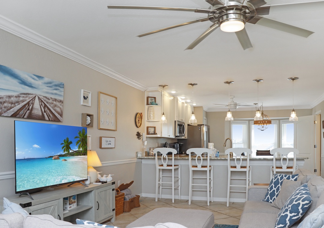 Living Room and Bar Seating