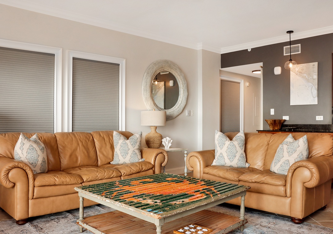 Living Room and Kitchen Bar