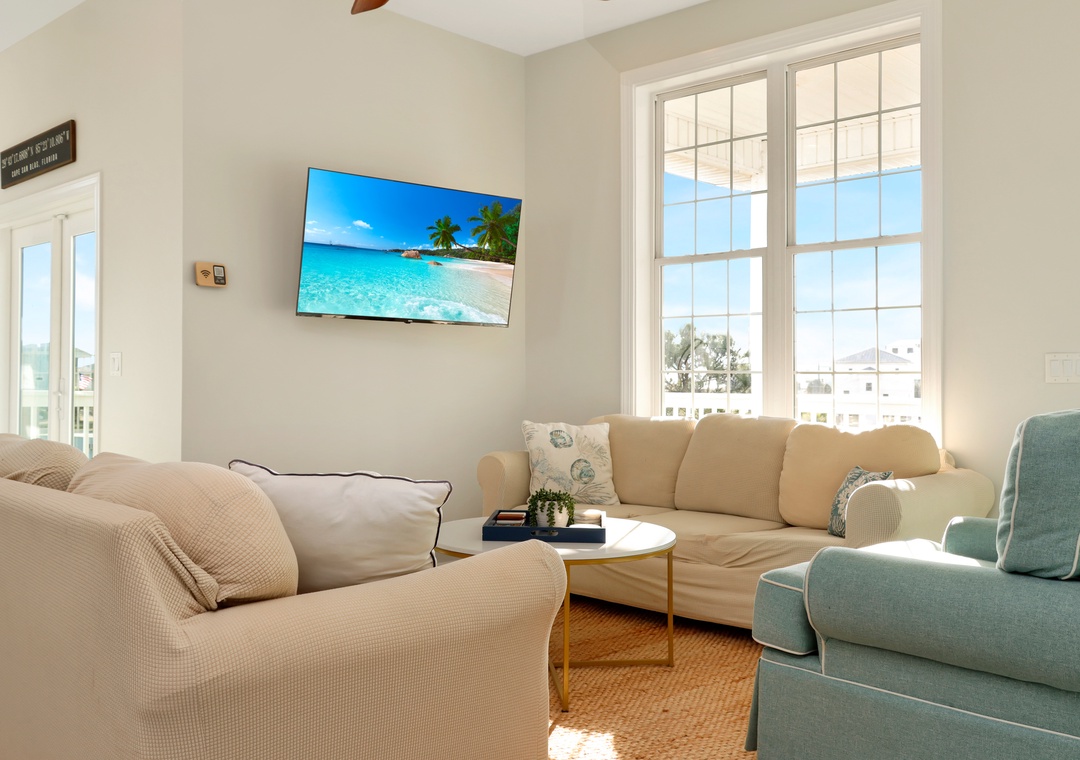 Living Room with Kitchen