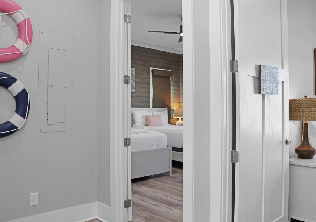 First Floor with Bedroom 1 and 2
