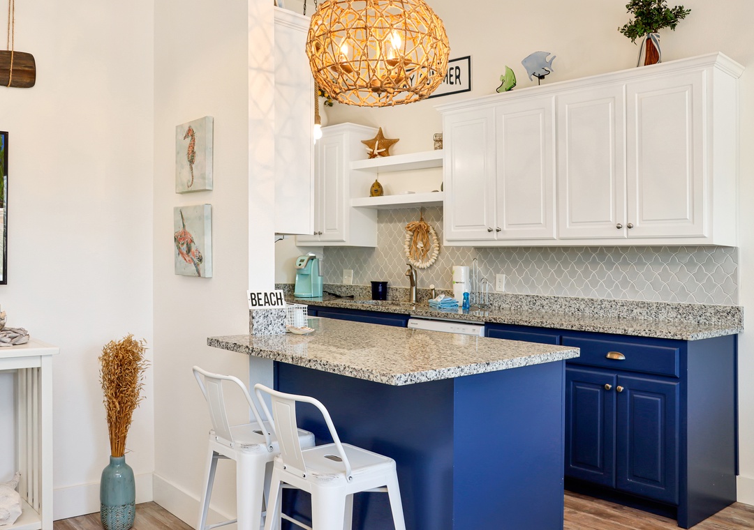 Kitchen with Bar Seating