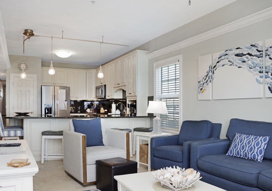 Living Room and Kitchen