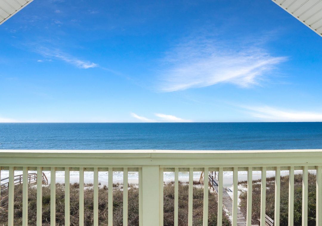 Bedroom 5 - Beach Front Deck View