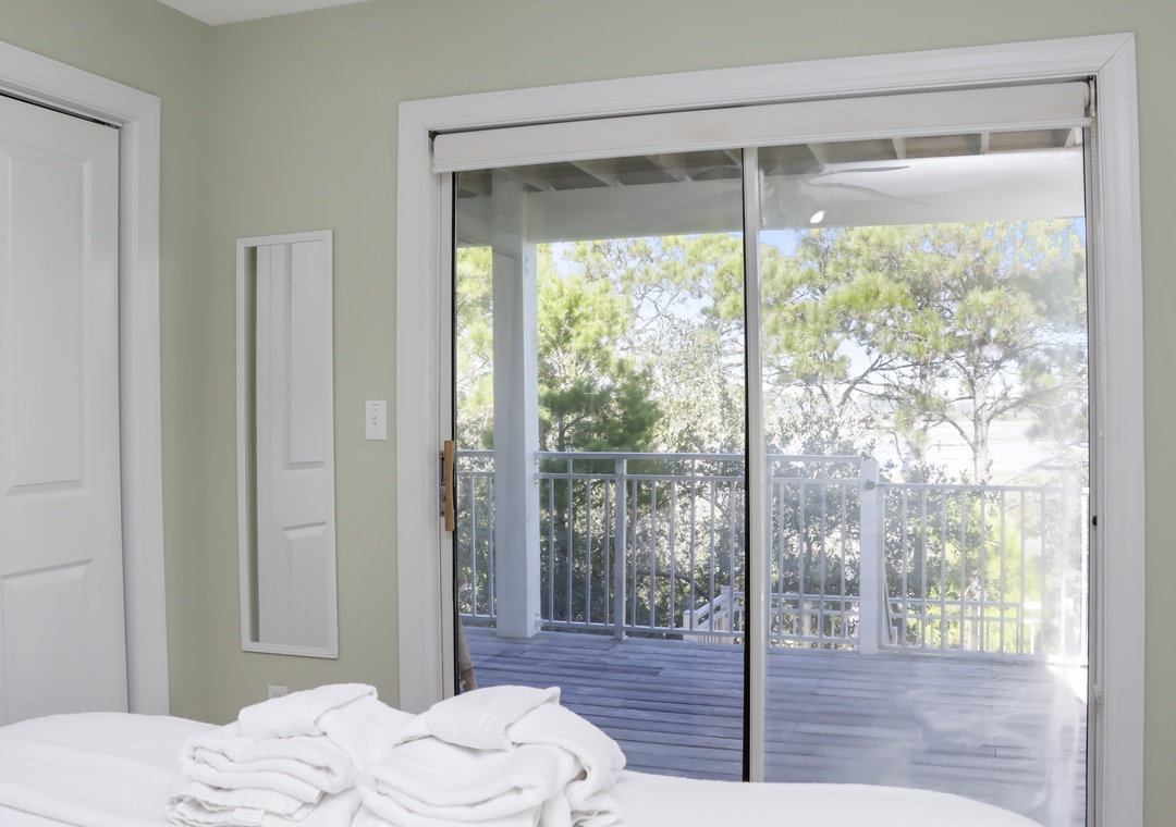 Bedroom 2 - View onto Deck