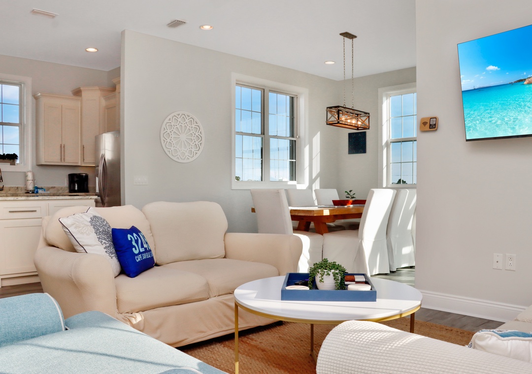 Living Room, Kitchen and Dining