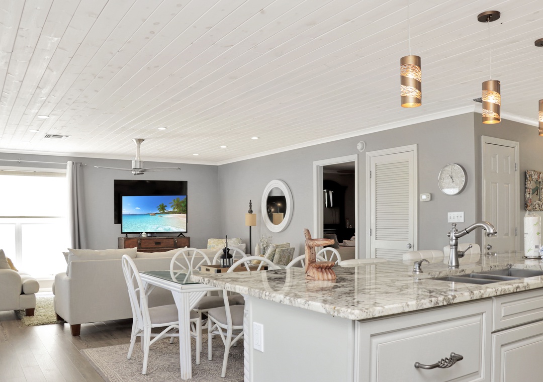 Kitchen and Living Area