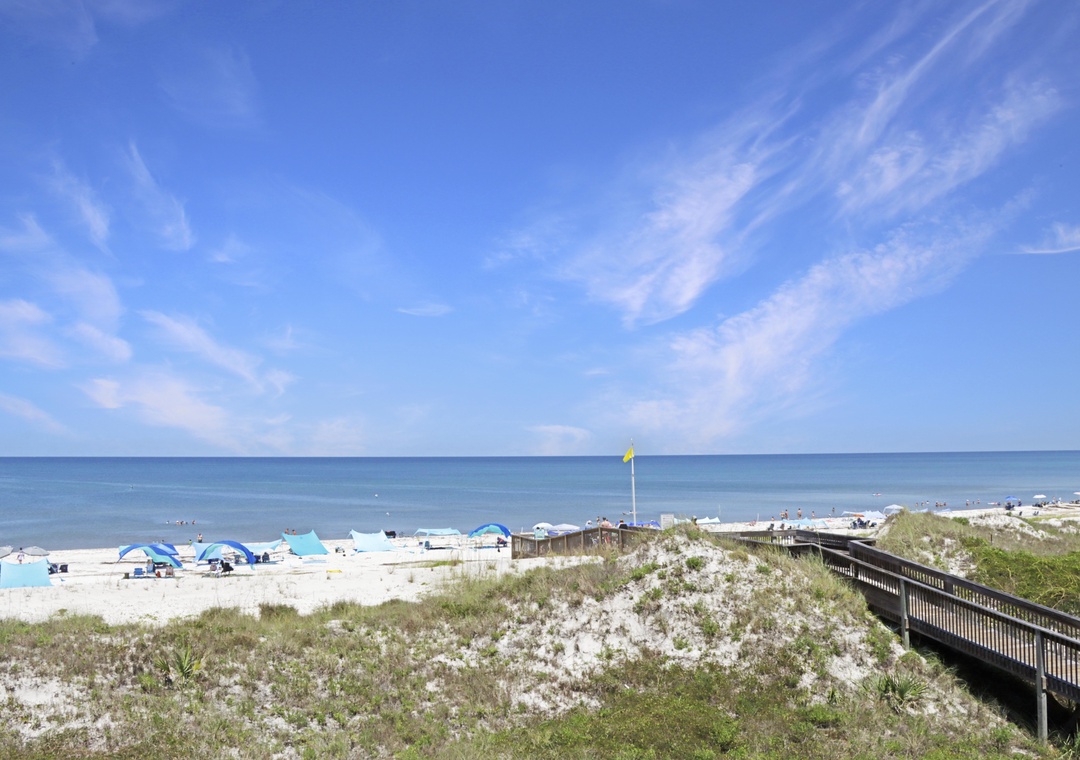 Bedroom 1 - Beach View from Deck
