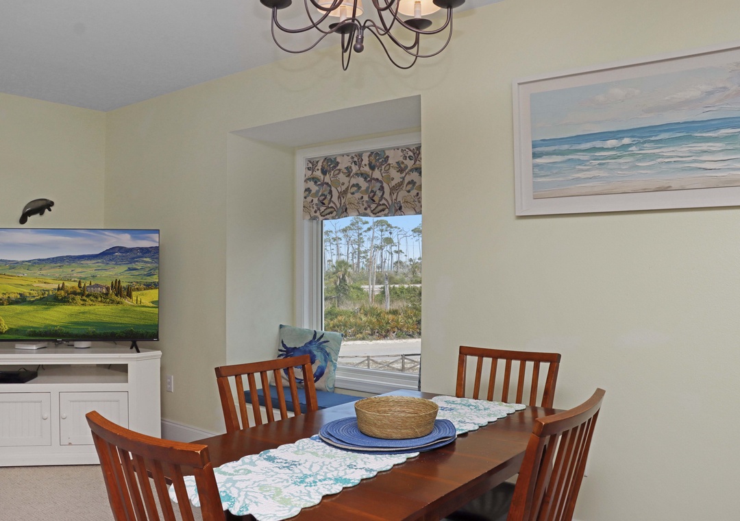 Dining Area with Bay View