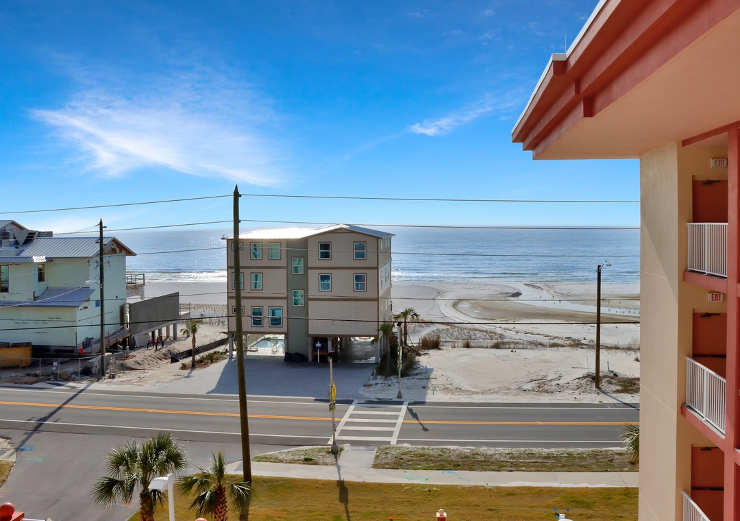 Covered Deck - Beach View