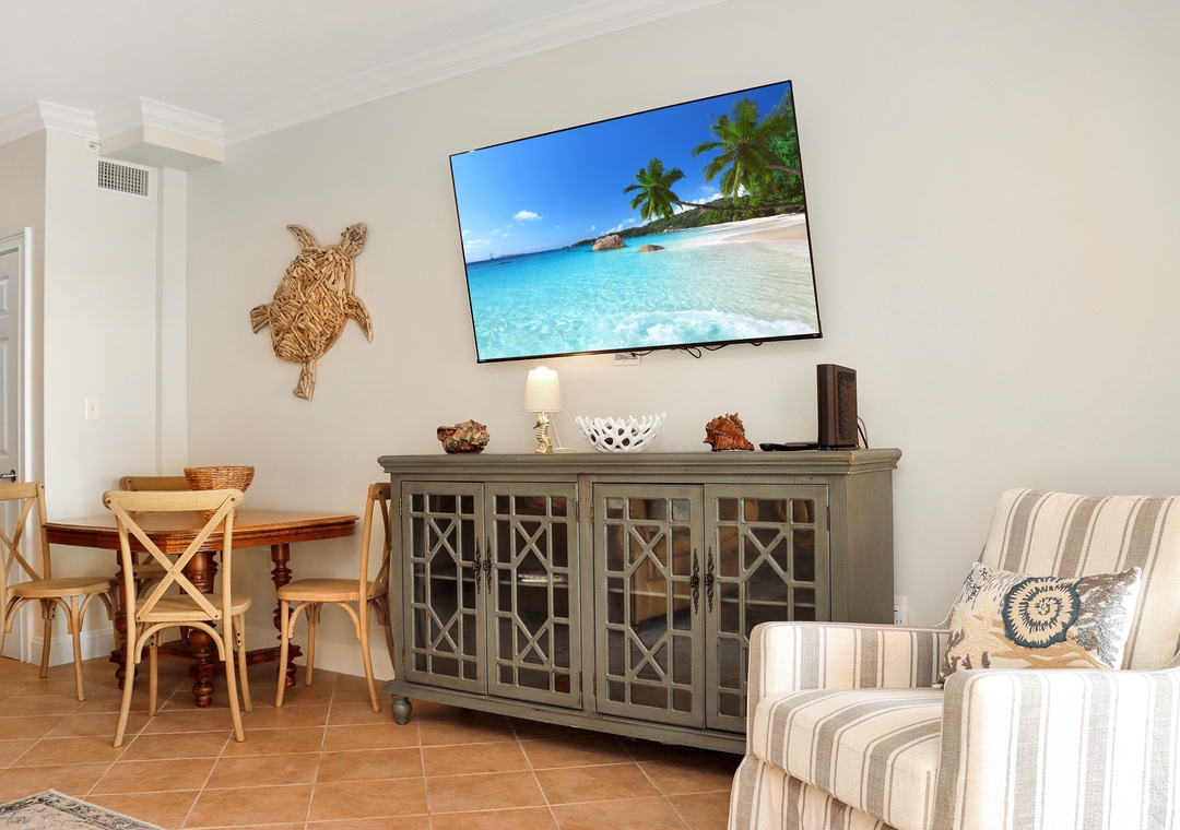 TV and Dining Area