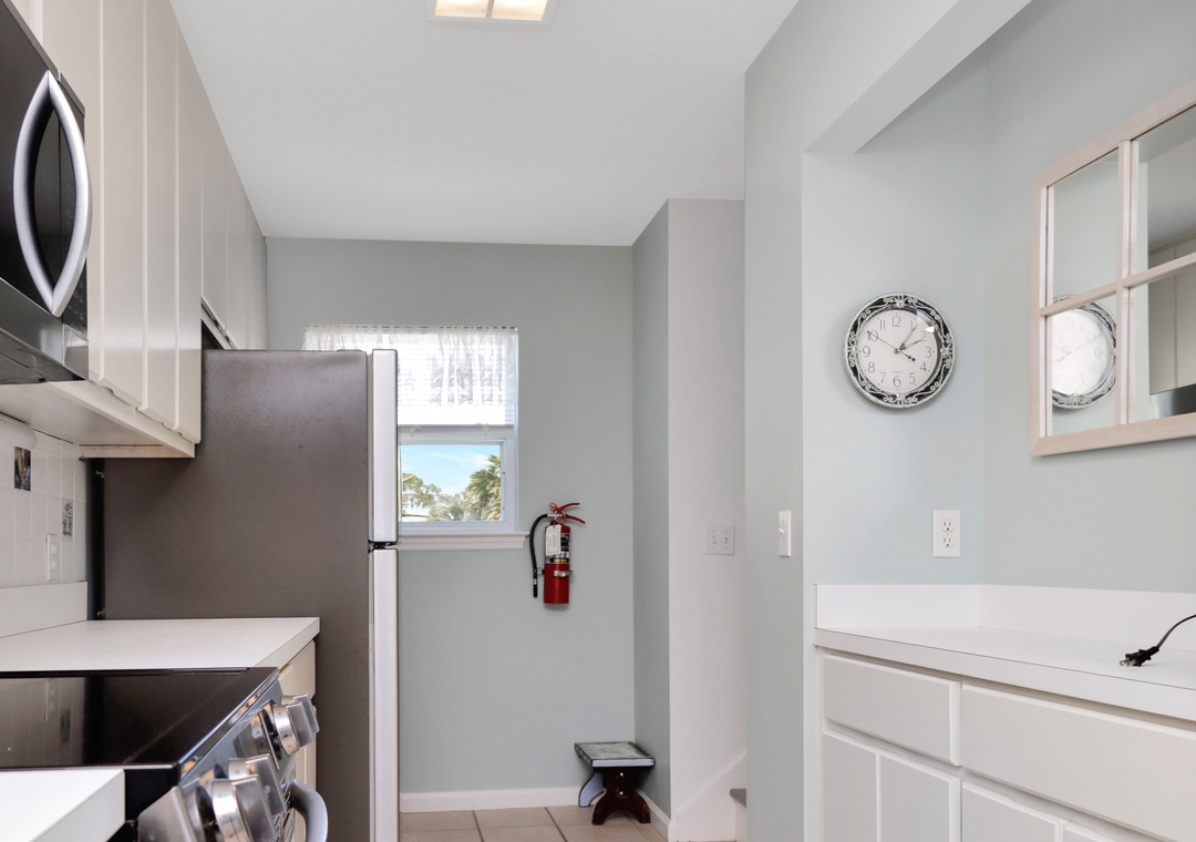 Kitchen and Stairway to Top Floor