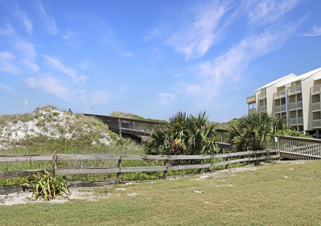 Community Boardwalk from House