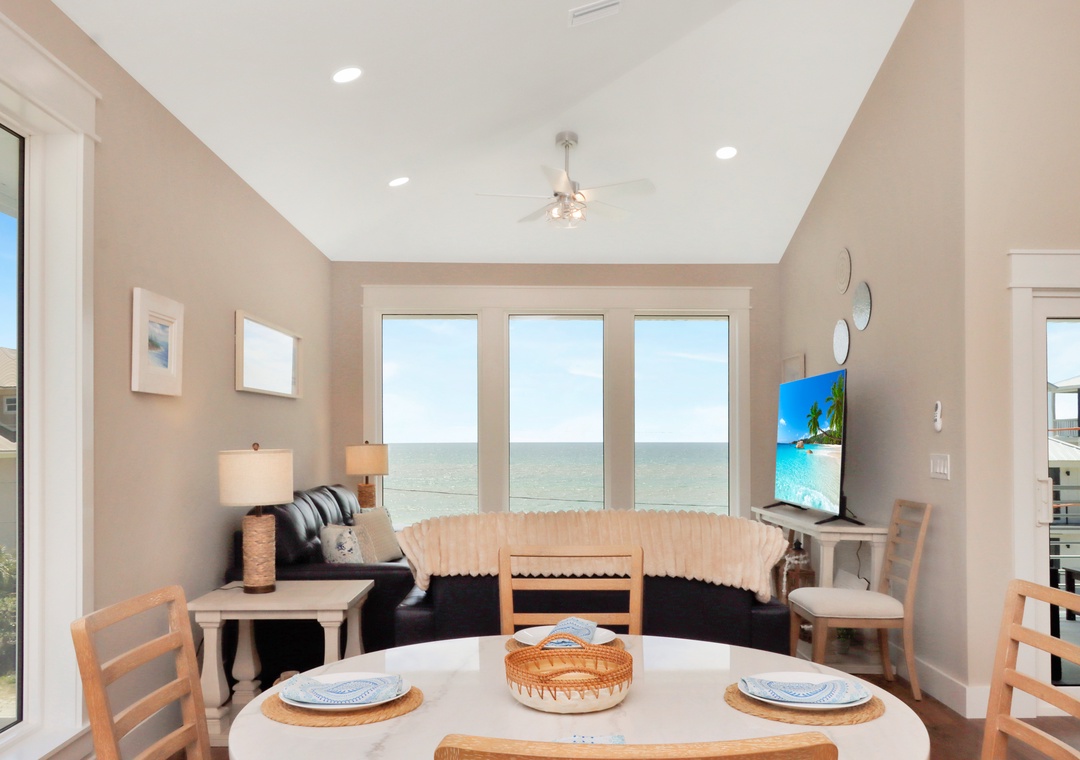 Dining and Living Area View