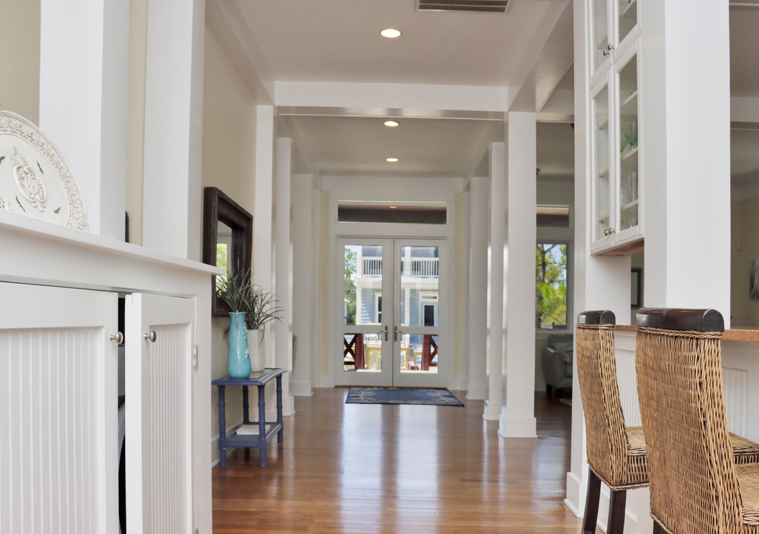 Hallway from Back Entrance to Front