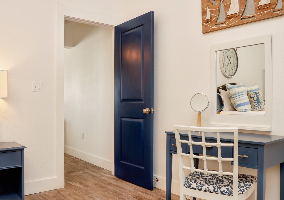 Bedroom 1 with Private Workspace