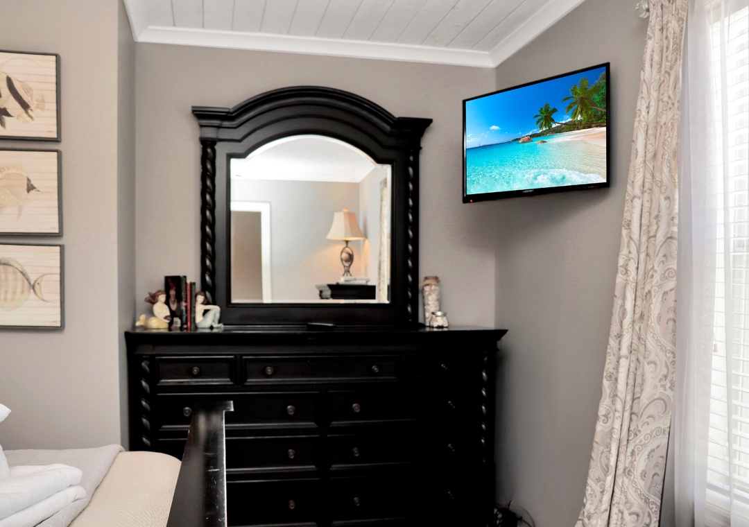 Bedroom 1 with TV