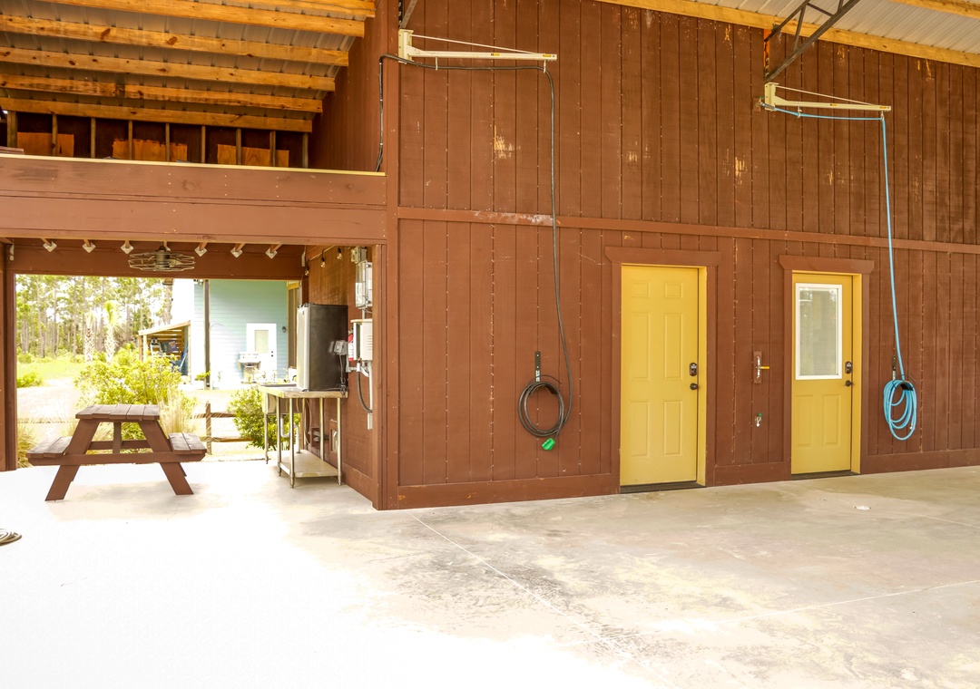 Power Connections, Bathrooms and Storage