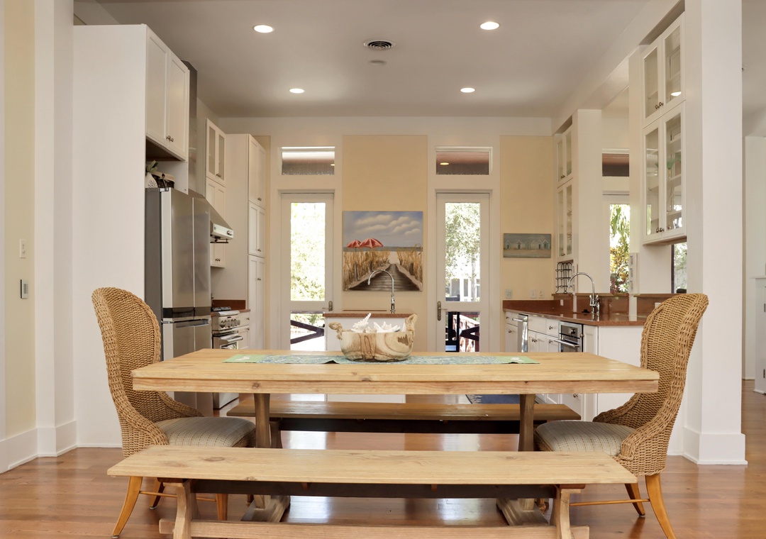 Dining Area and Kitchen
