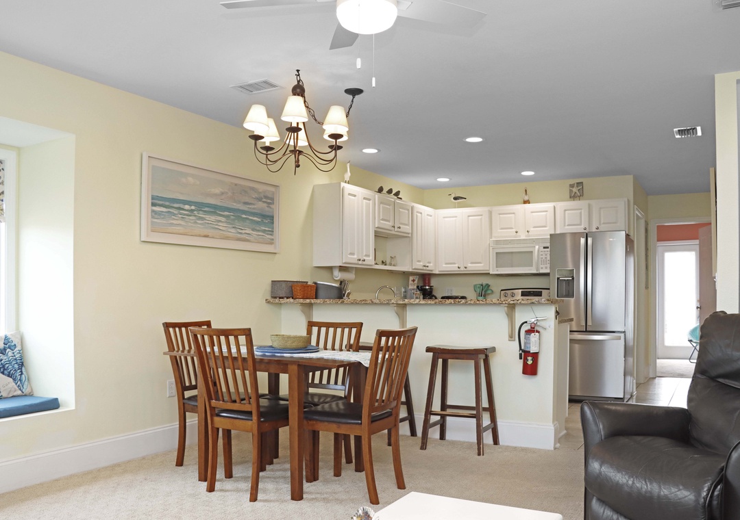 Dining Area and Kitchen