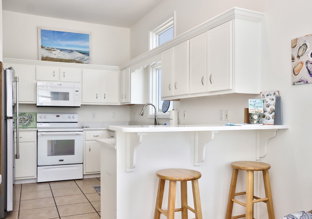 Kitchen with Bar Seating