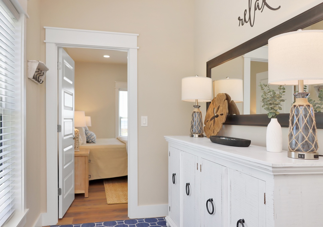 Main Entrance and Bedroom 1