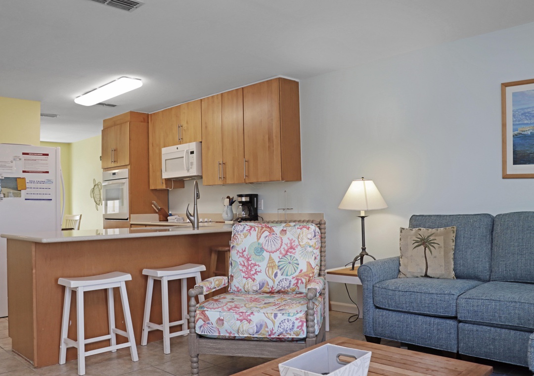 Living Room and Kitchen