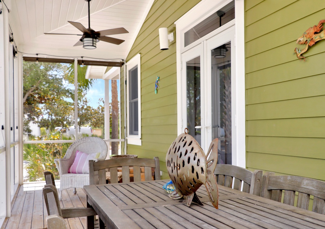 Screened Porch on Side of House