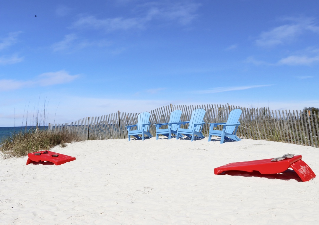 Beach Front Corn Hole - Game On