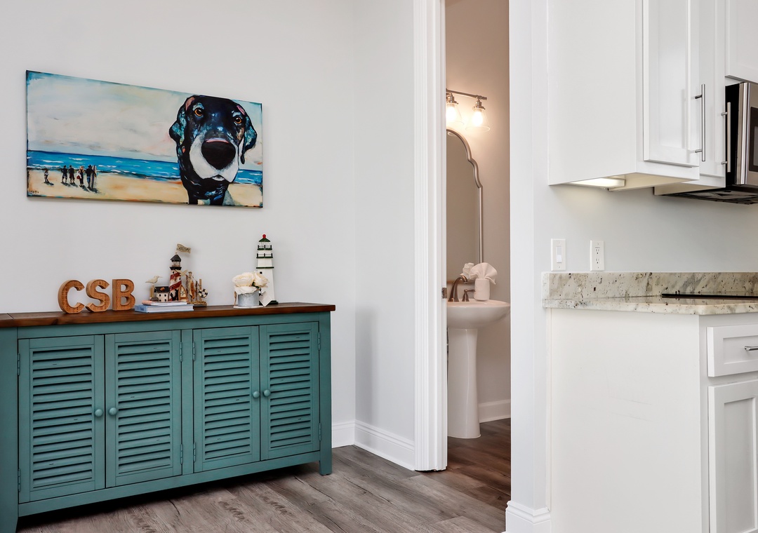 Half Bathroom on Top Floor