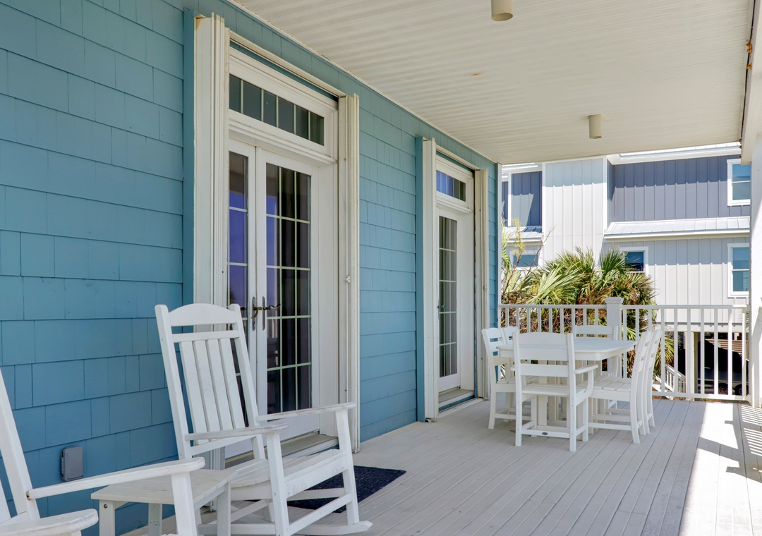 Beach Front Covered Deck