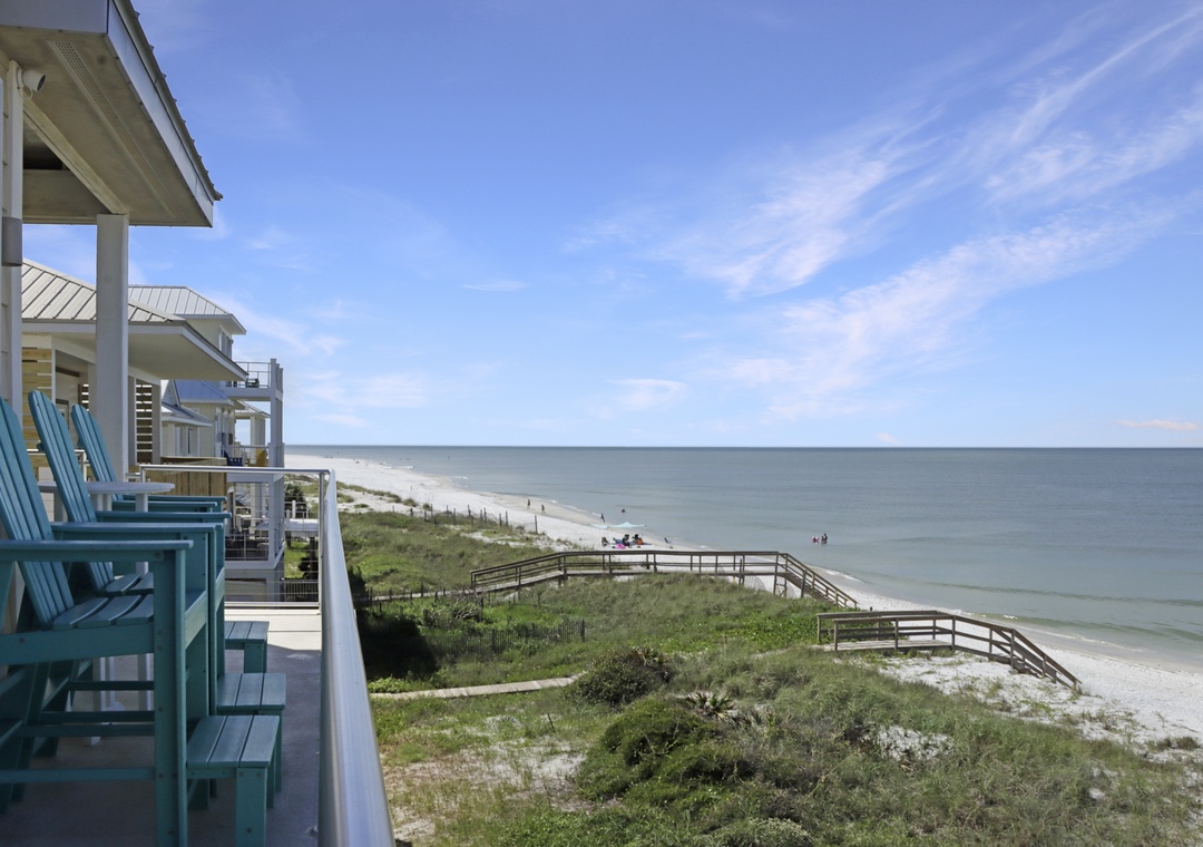 Beach Front Living Room Deck