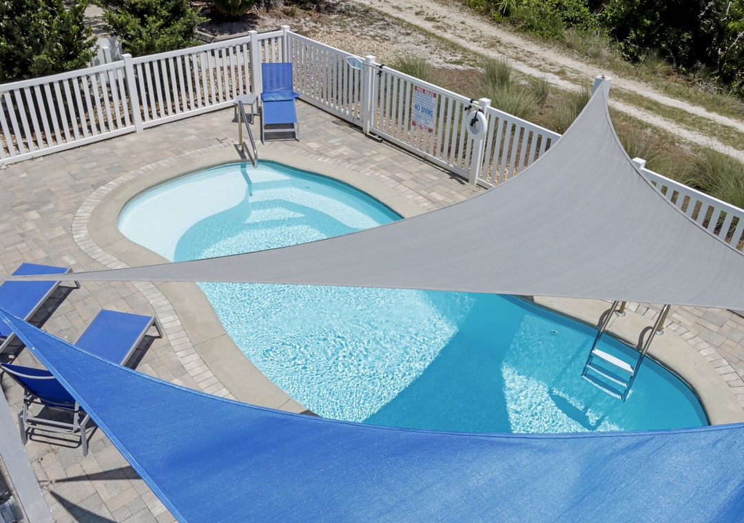 First Floor Deck - Pool View