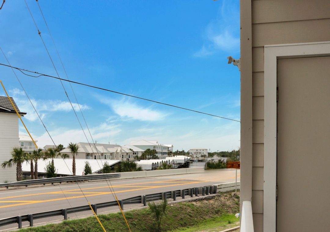 View of Mexico Beach Canal from Deck