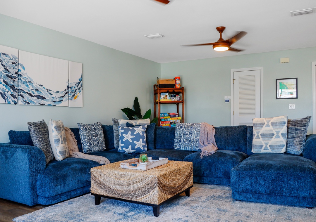 Living Room with Sectional Seating