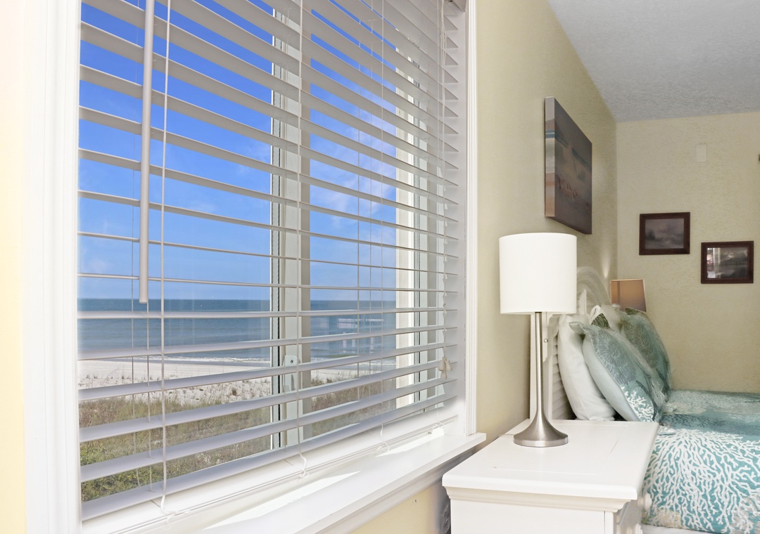 Bedroom 1 - Beach View from Two Sides