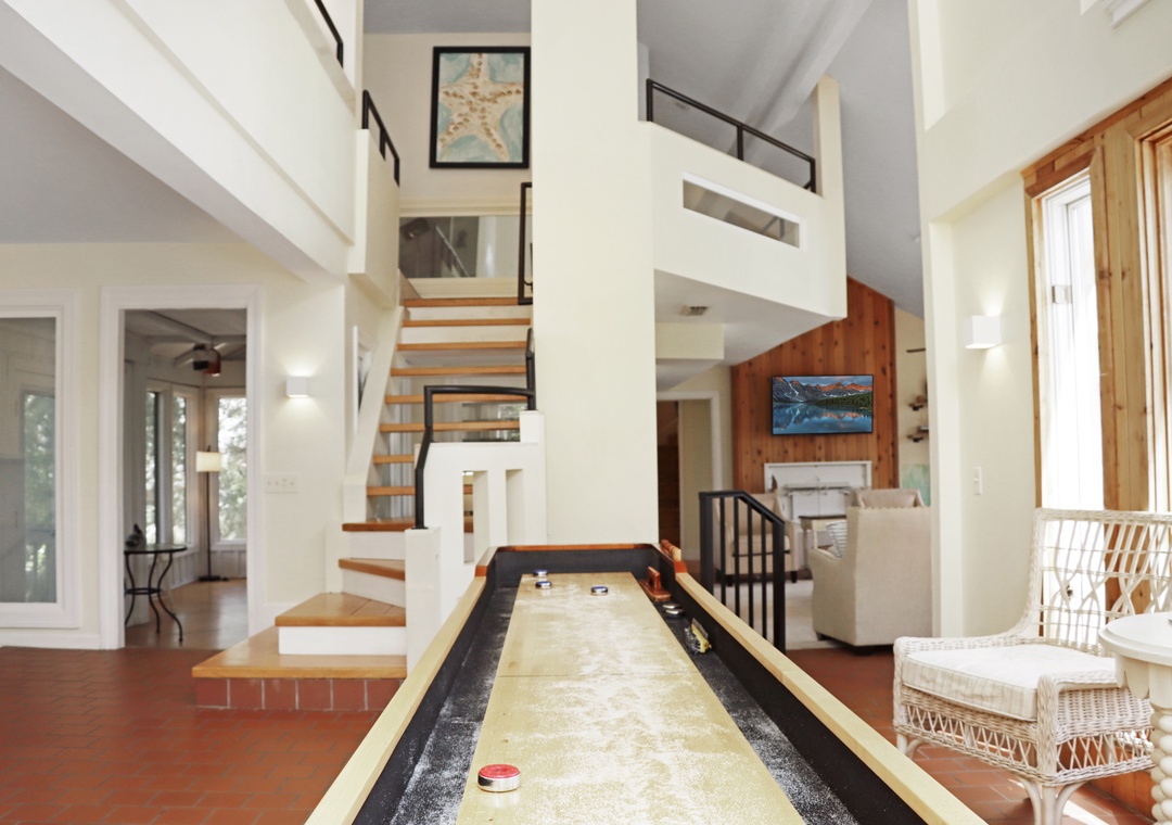 Shuffleboard with Second Floor