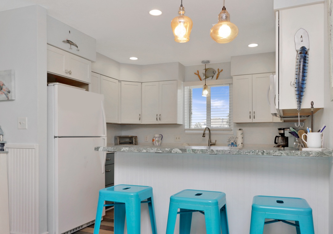 Kitchen with Bar Seating